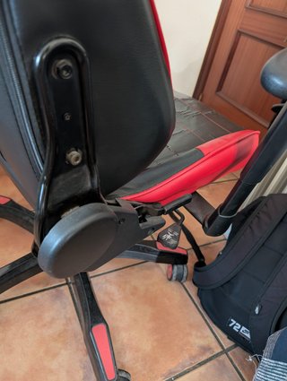 Silla Gaming Stinger Negra y Roja