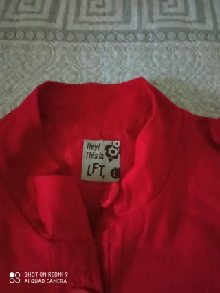 Chaqueta roja mujer