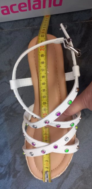 Sandalias Graceland Talla 34 Blancas