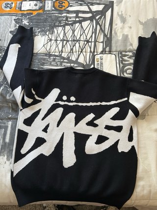 Jersey Stussy Negro y Blanco