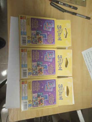 Lote 9 paquetes de Cromos Stitch Disney Panini