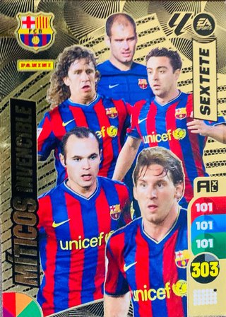 Carta Panini FC Barcelona Míticos Invencibles
