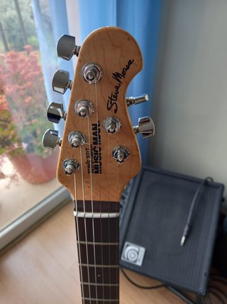 Guitarra Eléctrica MusicMann Steve Morse Azul