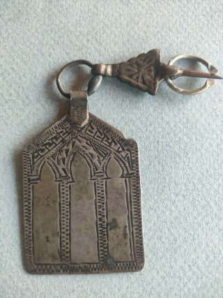 Antico ciondolo marocchino Louha in argento