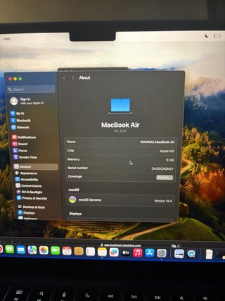 MacBook Air 13 2022 Plata/Gris Espacial