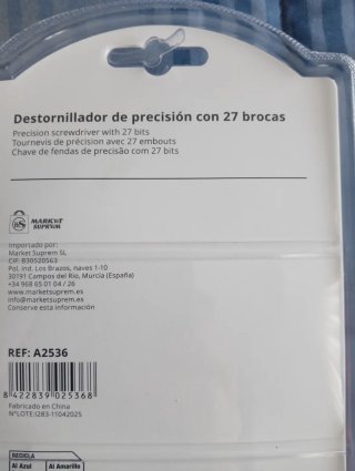 Juego de destornilladores de precisión a estrenar