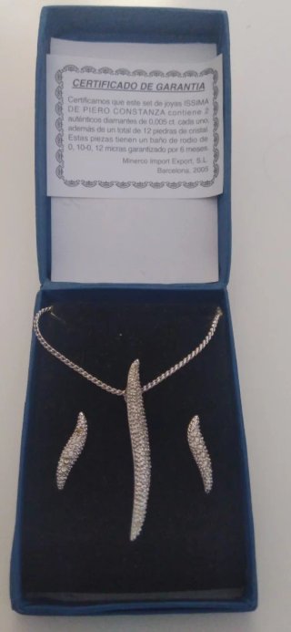 Conjunto Piero Constanza Colgante y Pendientes