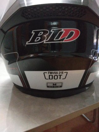 Casco Integral Moto BLD Negro talla M