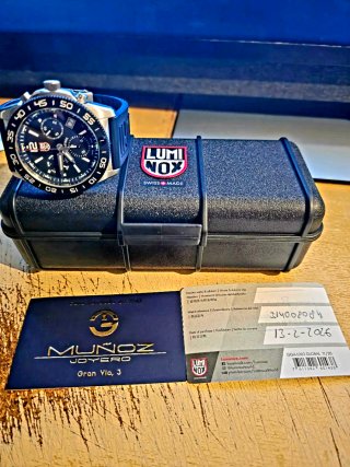 Reloj Luminox Deportivo Suizo Negro/Plata