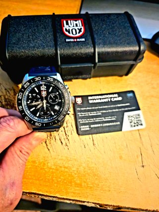 Reloj Luminox Deportivo Suizo Negro/Plata