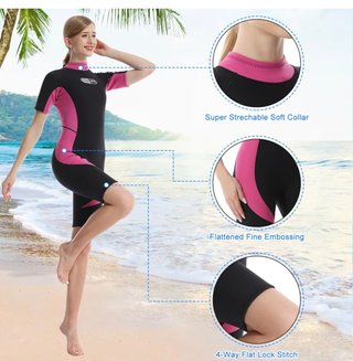 Traje Neopreno Corto GIMILIFE Mujer XL