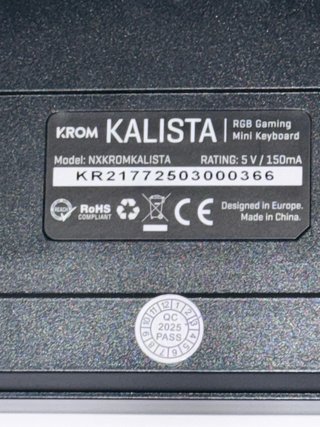 Tastiera Krom Kalista RGB Gaming Mini