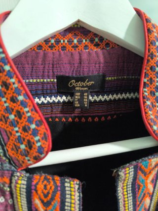 Chaqueta étnica October multicolor