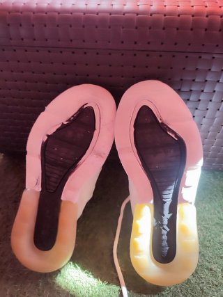 Zapatillas Nike Air Max 270 Blancas Doradas