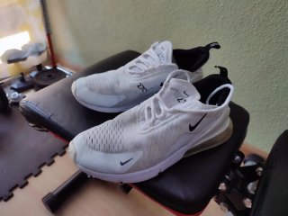 Zapatillas Nike Air Max 270 Blancas Doradas