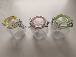 12 Barattoli Mini Ermetici in Vetro da 10cl