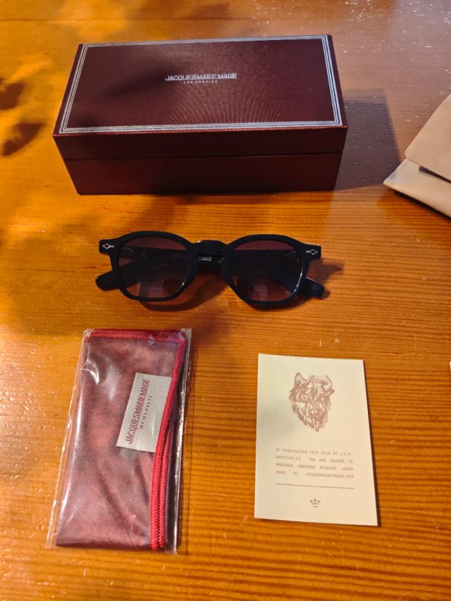 Gafas de Sol Jacques Marie Mage Negras/Marrones
