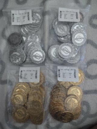Monedas Plata Silver Lion - 30 uds