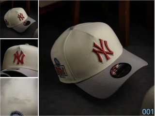 Gorra New York Yankees Beige y Gris