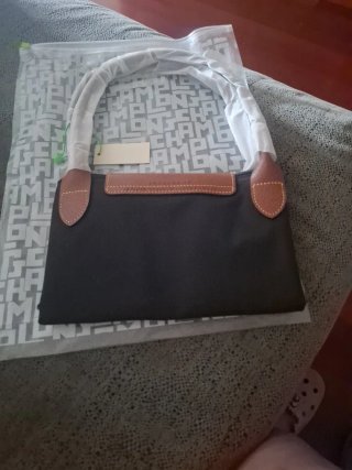 Bolso Longchamp Negro Marrón Mujer
