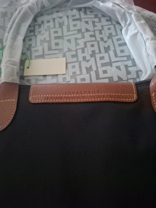 Bolso Longchamp Negro Marrón Mujer