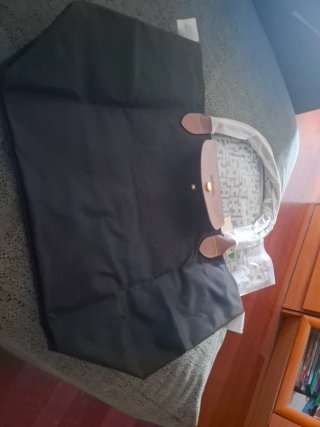 Bolso Longchamp Negro Marrón Mujer