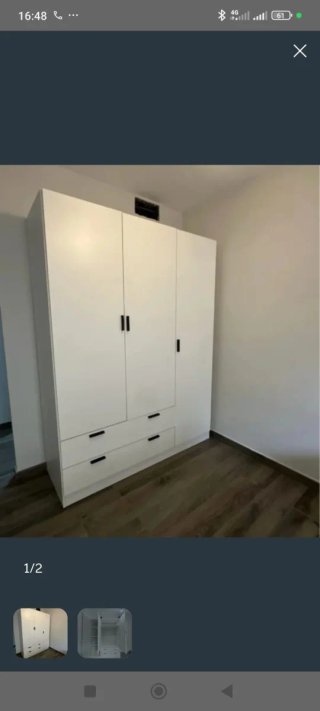 Armario 3 puertas blanco madera nuevo