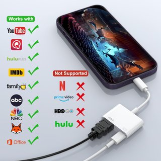 Adaptador Lightning a HDMI para iPhone iPad