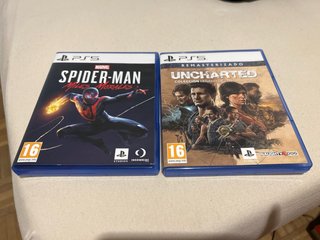 Uncharted y spiderman miles morales