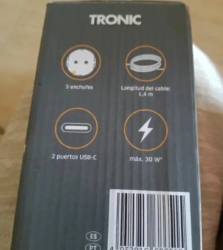 Regleta Enchufes Tronic con USB y cargador usb