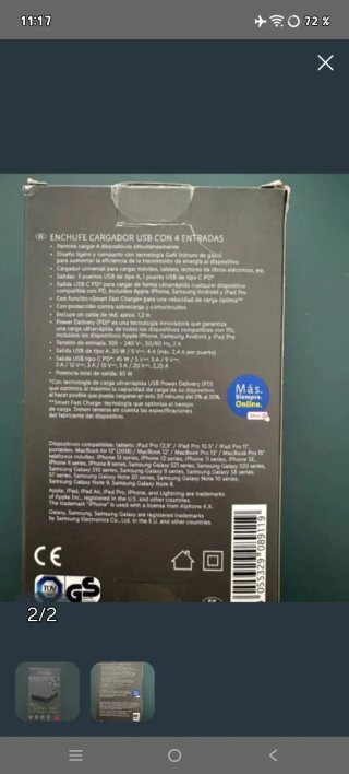 Regleta Enchufes Tronic con USB y cargador usb