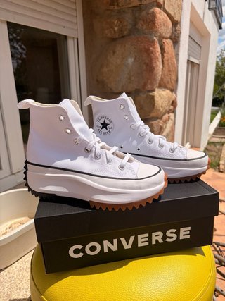 Converse Run Star Hike Blancas Talla 38