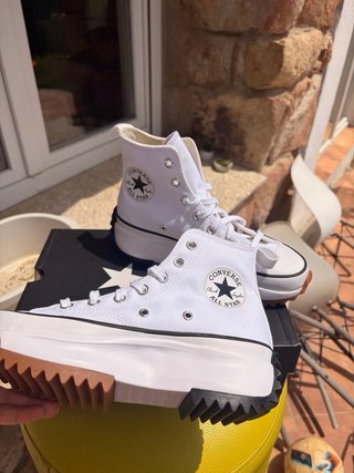 Converse Run Star Hike Blancas Talla 38