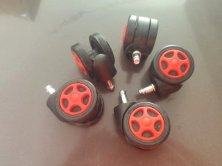 Ruedas para silla de oficina (pack 5)
