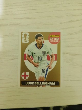 Cromos Panini Jude Bellingham Extra Sticker Oro