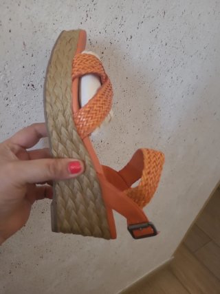 Sandalias Naranja Talla 37