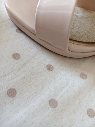 Sandalias tacón beige
