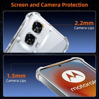 Vauki funda transparente antigolpes Motorola