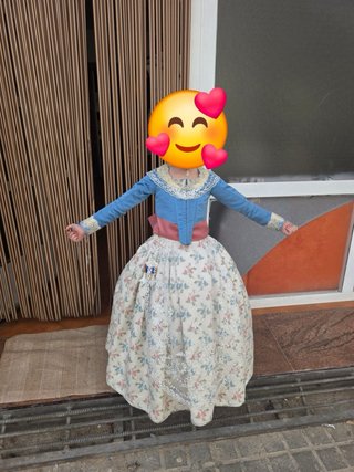 Vestido de fallera 2/4 años