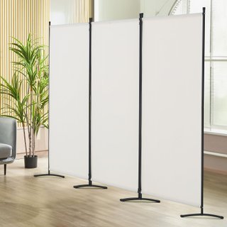 Biombo VEVOR 3 Paneles Blanco