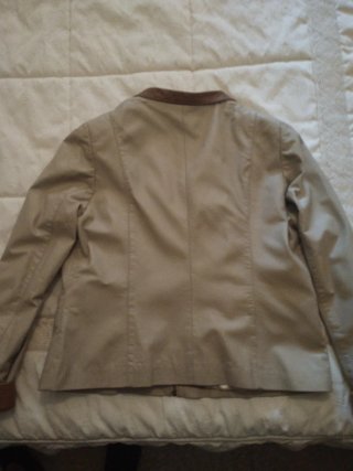 Chaqueta Mujer piel Beige oscuro Talla 44