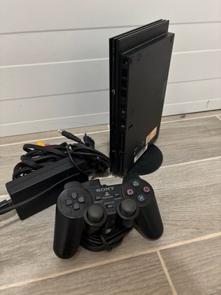 PlayStation 2 PS2 Negra con Mando
