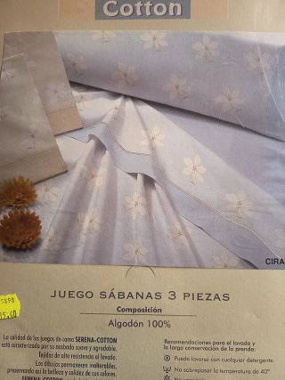 Set lenzuola Serena da 135