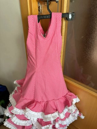 Traje de flamenca rojo