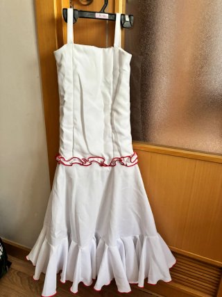 Traje de flamenca rojo