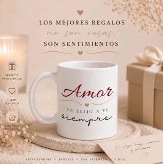 Regalo original, emotivo y gracioso. Taza.