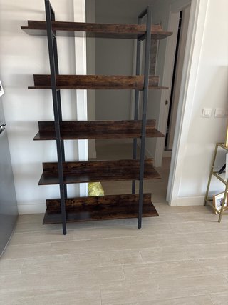 Estantería Escalera Madera y Metal