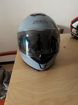 Casco Nzi Modular Negro y Gris