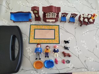 Playmobil salón Casa Familiar y/o Carruaje época.