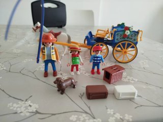 Playmobil salón Casa Familiar y/o Carruaje época.